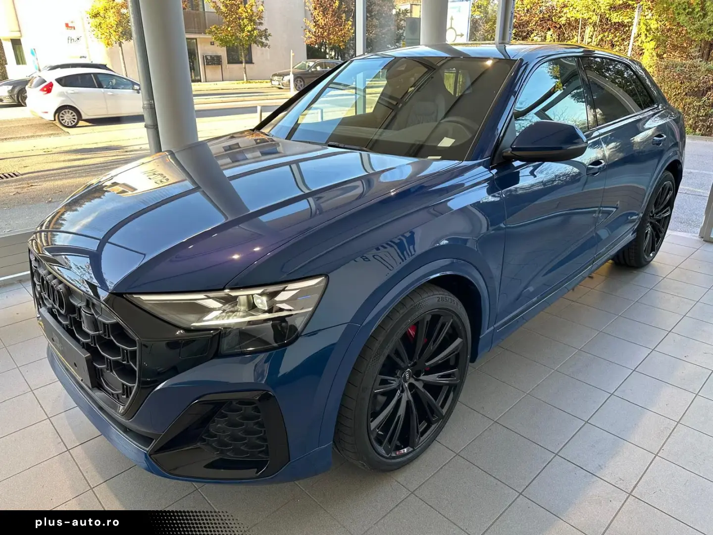 Audi Q8 50TDI Facelift MY26 blau-sw SLine Mtx Pan 23