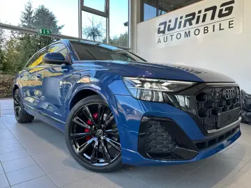 Audi Q8 50TDI Facelift MY26 blau-sw SLine Mtx Pan 23
