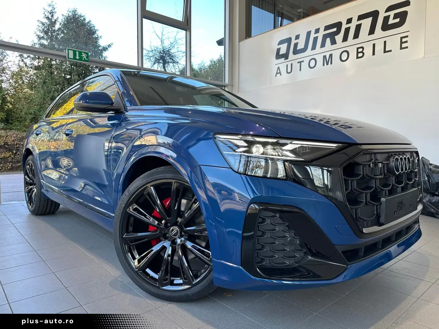 Audi Q8 50TDI Facelift MY26 blau-sw SLine Mtx Pan 23