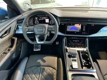 Audi Q8 50TDI Facelift MY26 blau-sw SLine Mtx Pan 23