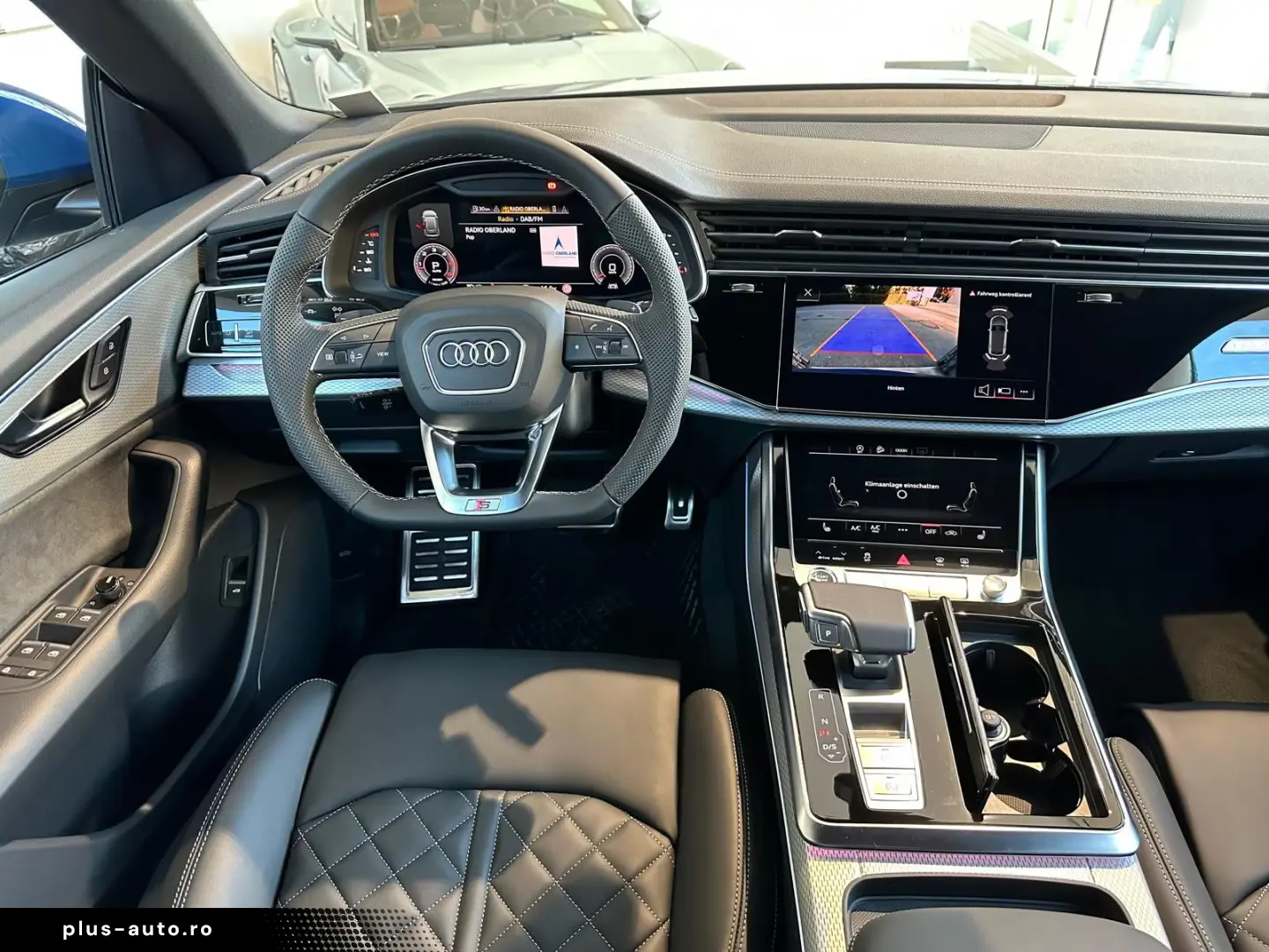 Audi Q8 50TDI Facelift MY26 blau-sw SLine Mtx Pan 23
