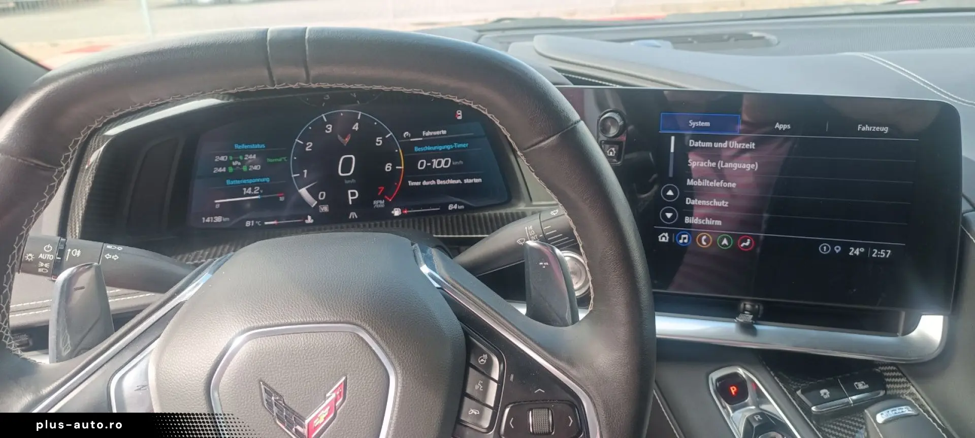 CORVETTE C8 STINGRAY 2LT 6.2 L Carbon  BOSE Z51 Top