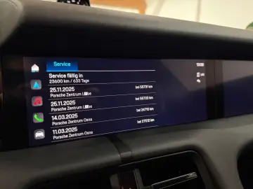 PORSCHE Taycan Kreide Beifahrer Display Perf. Battery