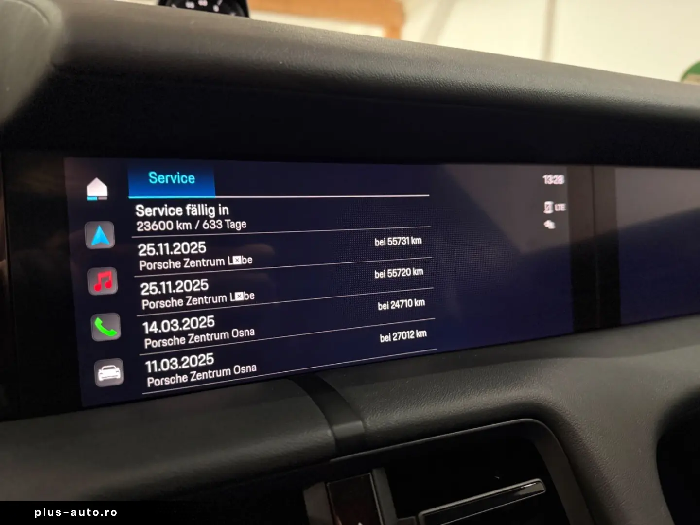 PORSCHE Taycan Kreide Beifahrer Display Perf. Battery