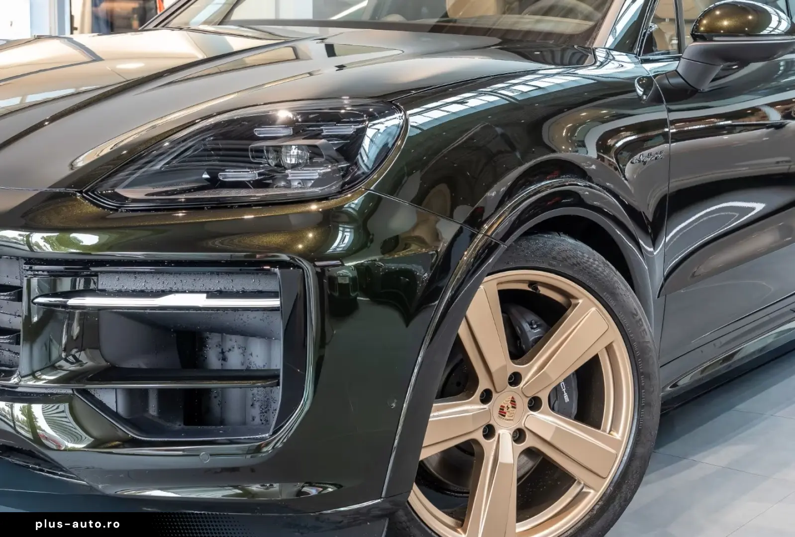 Porsche Cayenne E-Hybrid darkolive Beige Massage HeadUp 22