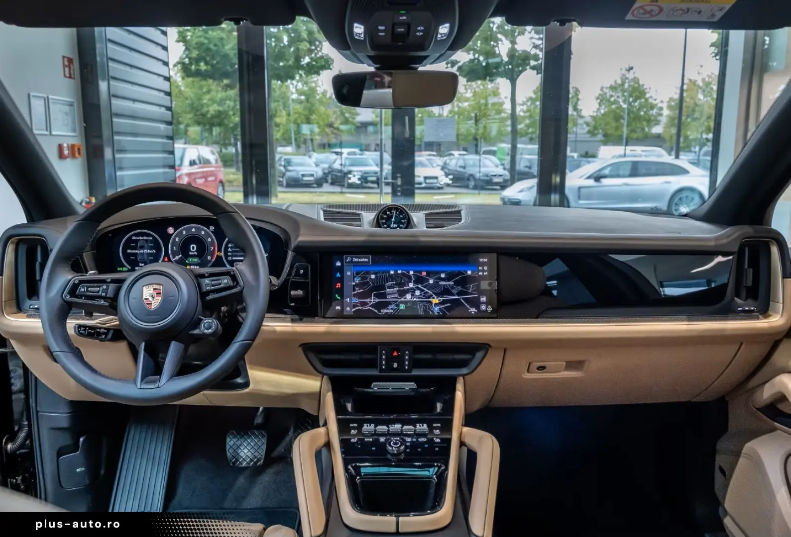 Porsche Cayenne E-Hybrid darkolive Beige Massage HeadUp 22