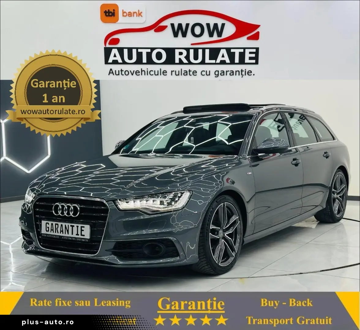 AUDI A6 2014 2.0D E6 Garantie 12 Luni Rate Avans 0 Doar Cu B