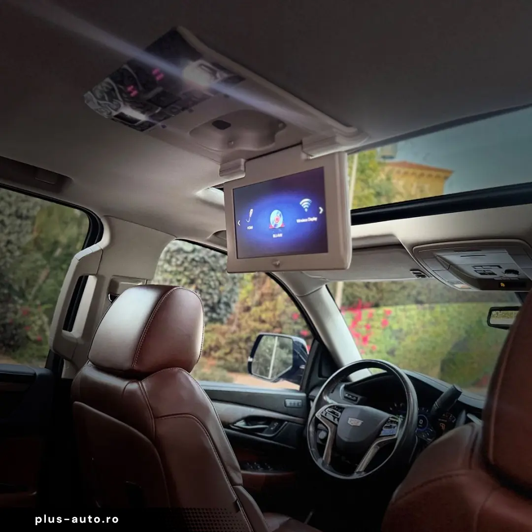 CADILLAC ESV CLEAN CARFAX HEAD UP DVD 7 SITZER GARANTIE