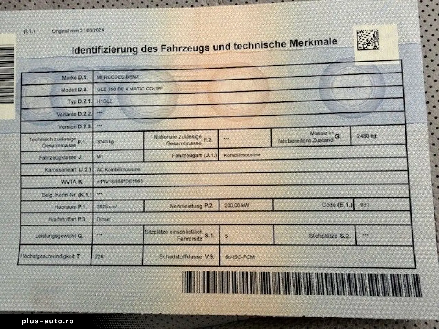 MERCEDES-BENZ GLE 350 GLE Coupe GLE 350 d 4Matic Coupe