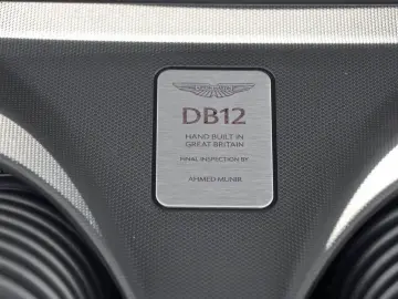 ASTON MARTIN DB12 China Grey Oxford Tan