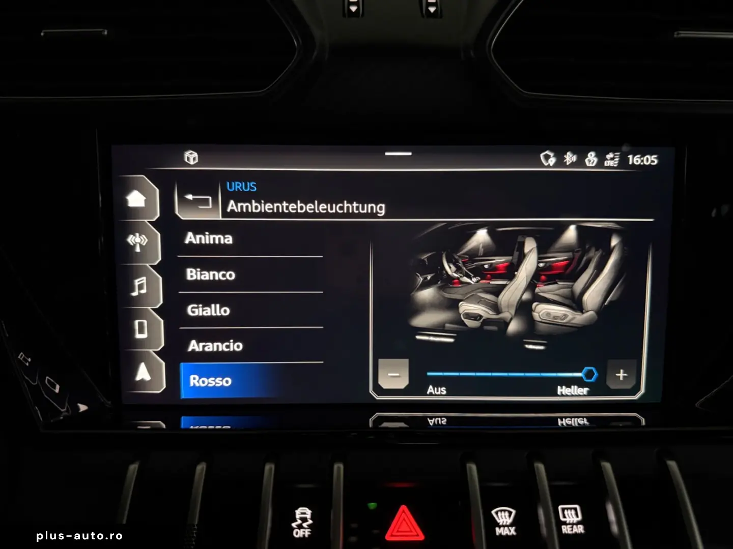 LAMBORGHINI Urus Graphite Capsule  B&O CARBON PANO 23Z HUD
