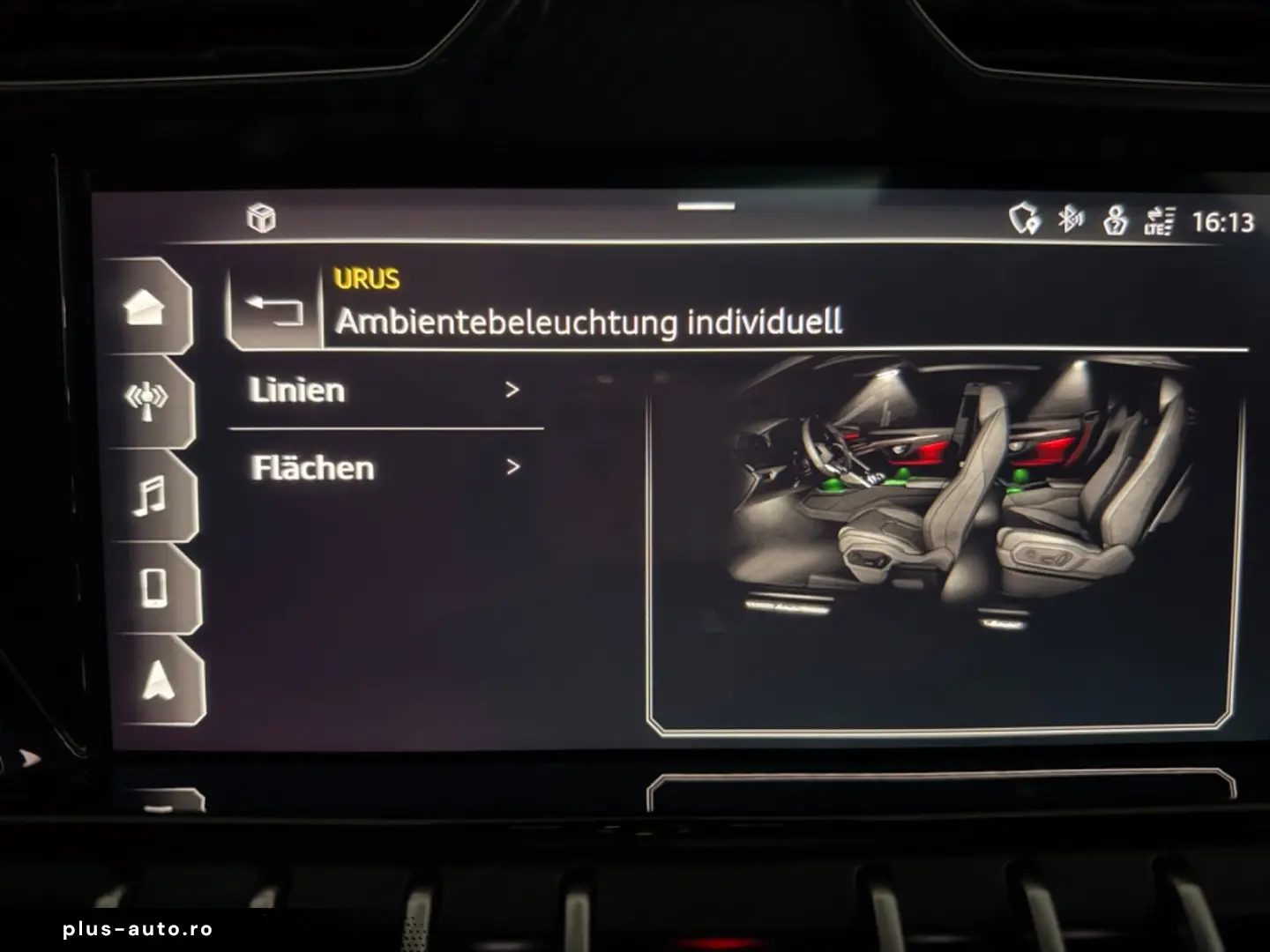 LAMBORGHINI Urus Graphite Capsule  B&O CARBON PANO 23Z HUD