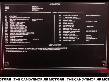 FERRARI 812 Competizione Aperta  1_owner perfect_Spec
