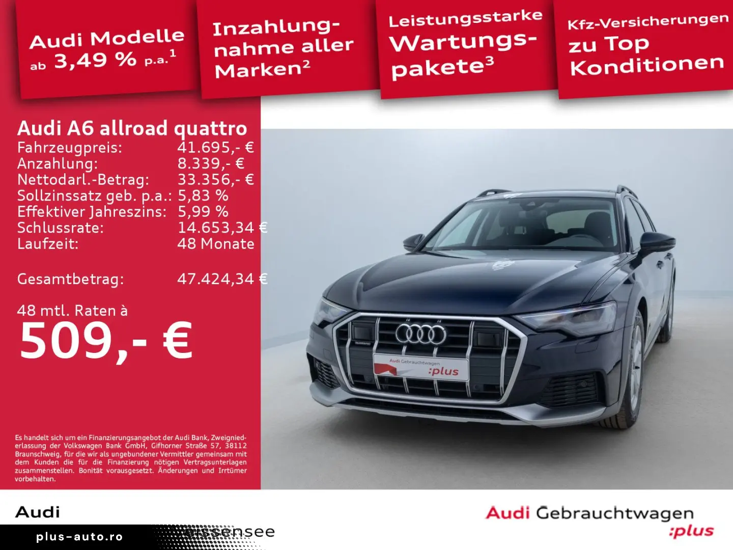 AUDI A6 allroad 40 TDI S-TRO LED PANO AHK LEDER APP