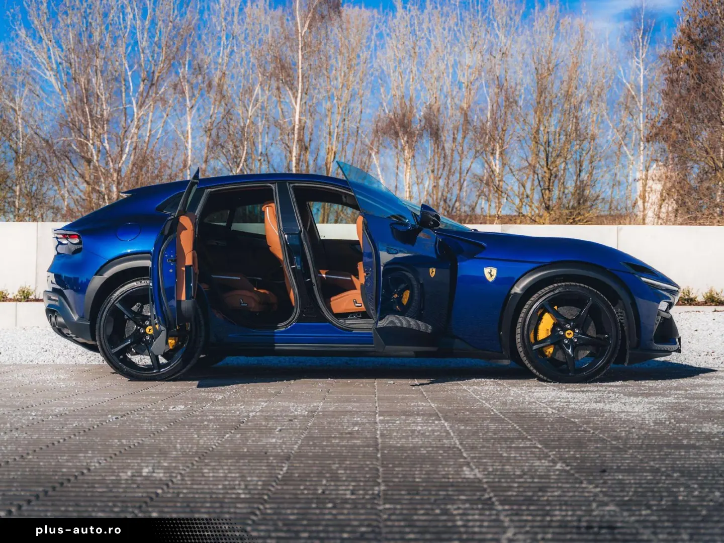 FERRARI Purosangue Blu Tour De France   Pano   Travel Se