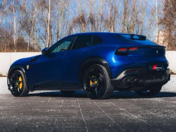 FERRARI Purosangue Blu Tour De France   Pano   Travel Se