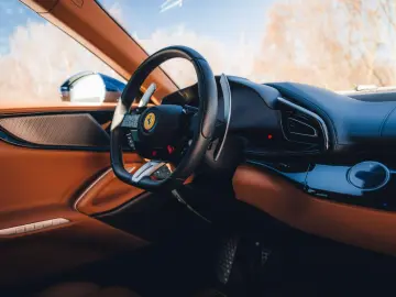 FERRARI Purosangue Blu Tour De France   Pano   Travel Se