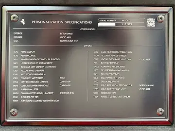 FERRARI 812 GTS ADAS PassengerD. JBL Carbon