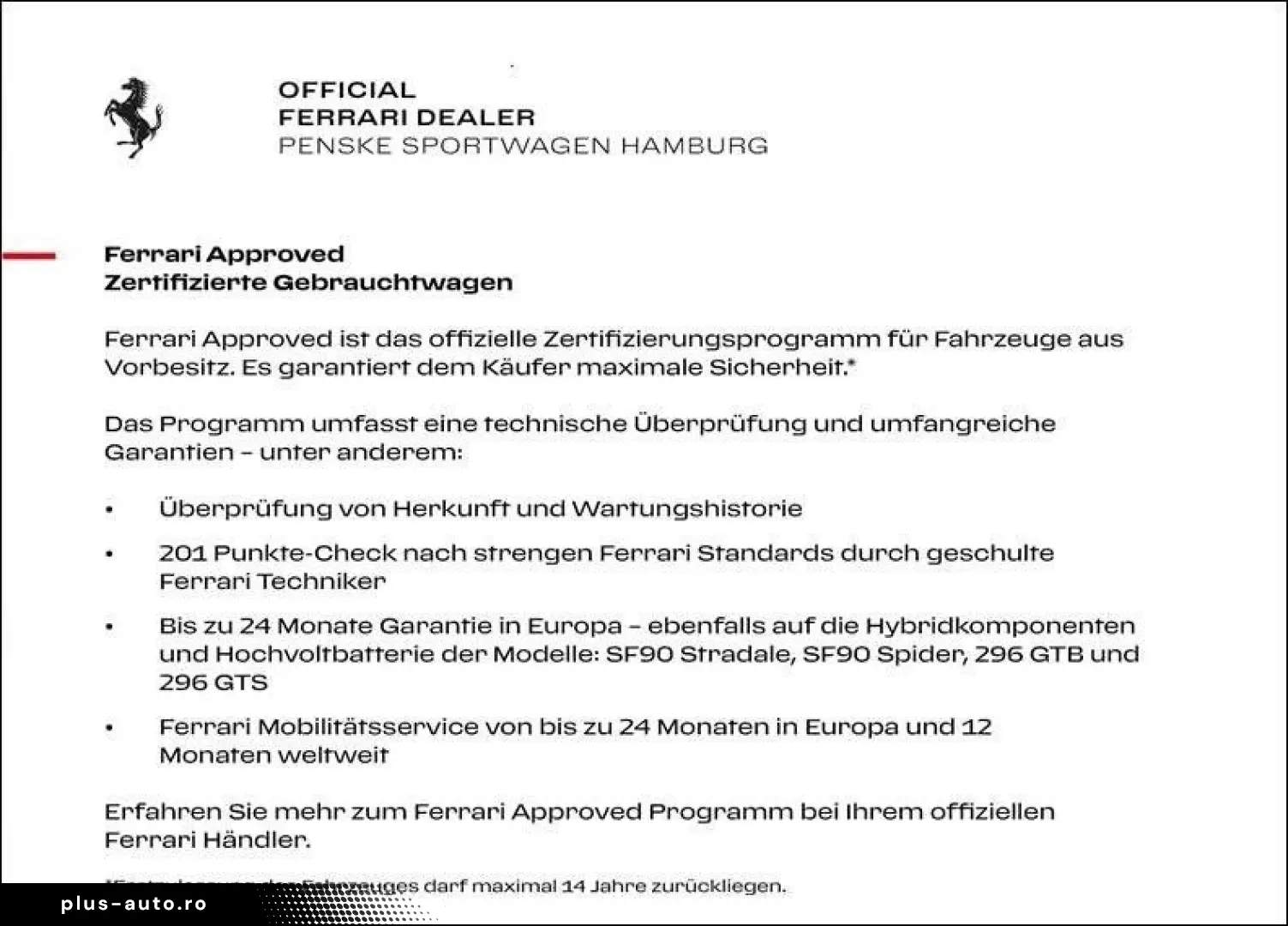 FERRARI Roma Spider - NERO PUROSANGUE - FERRARI HAMBURG