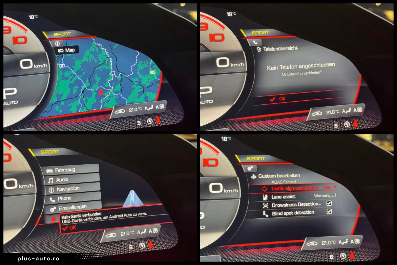 FERRARI Roma Spider Dt. Auto 1. Hand u-frei LED-Lenkrad