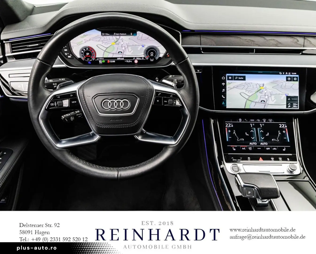 AUDI A8 55TFSi Q S LINE BLACK ACC HuD PANO OLED 360