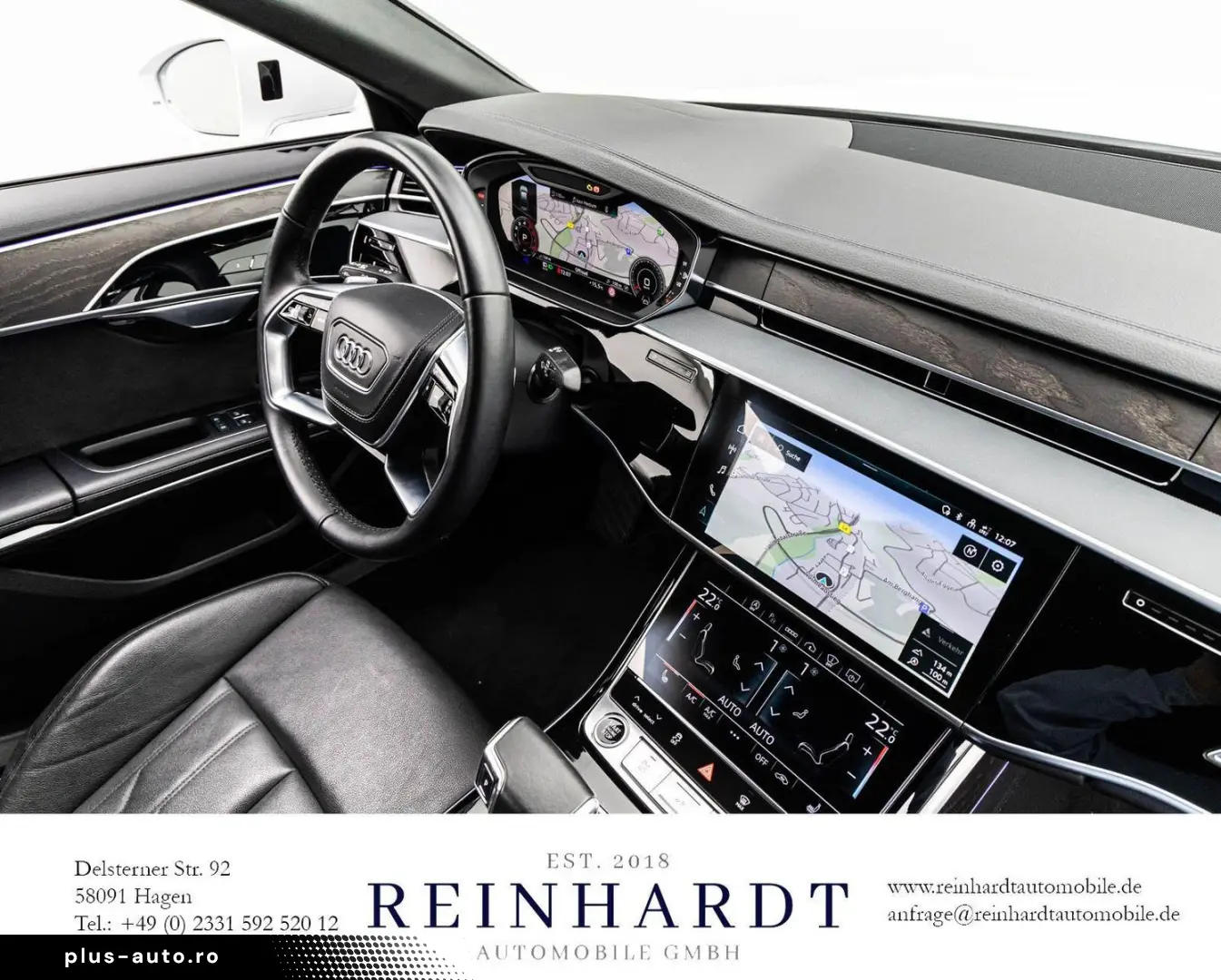 AUDI A8 55TFSi Q S LINE BLACK ACC HuD PANO OLED 360