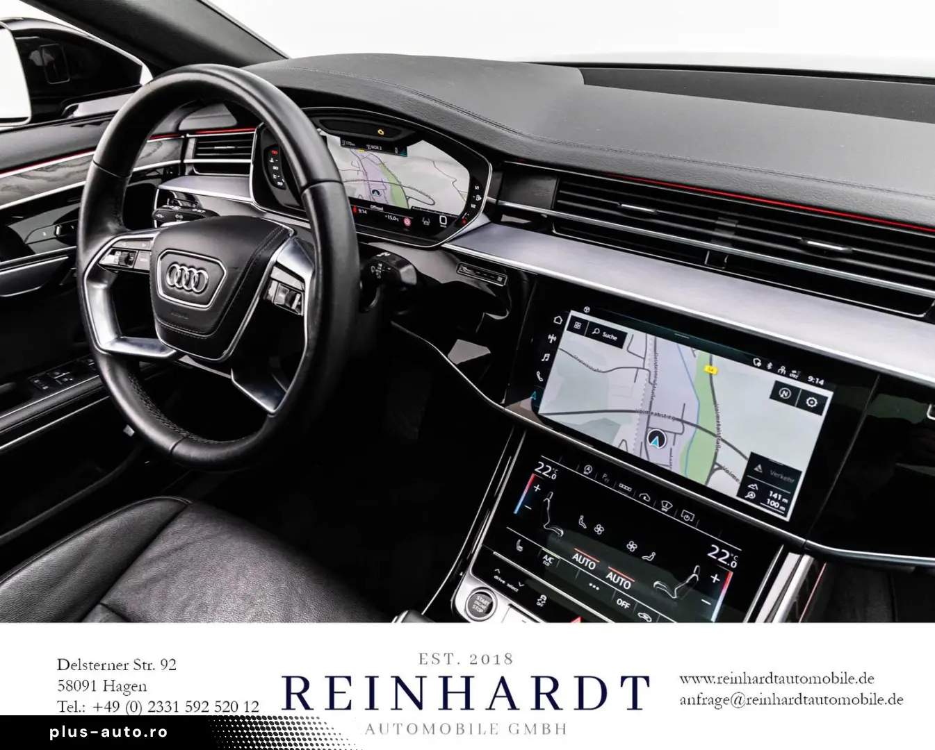 AUDI A8 55TFSi S LINE BLACK MATRIX ACC HuD PANO 360