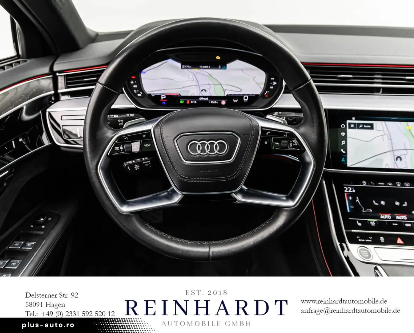 AUDI A8 55TFSi S LINE BLACK MATRIX ACC HuD PANO 360