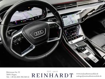 AUDI A8 55TFSi S LINE BLACK MATRIX ACC HuD PANO 360