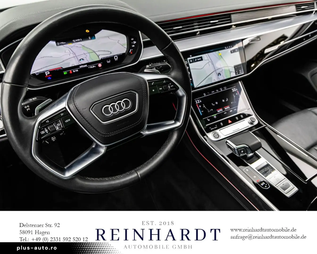 AUDI A8 55TFSi S LINE BLACK MATRIX ACC HuD PANO 360