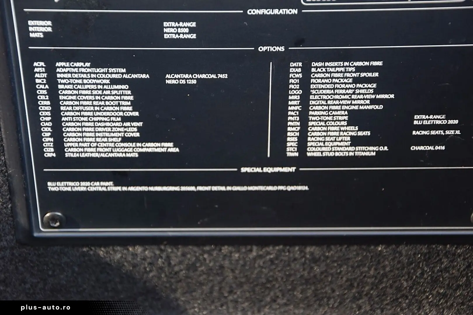 FERRARI SF90 Spider  Assetto Fiorano Full Carbon Raci...