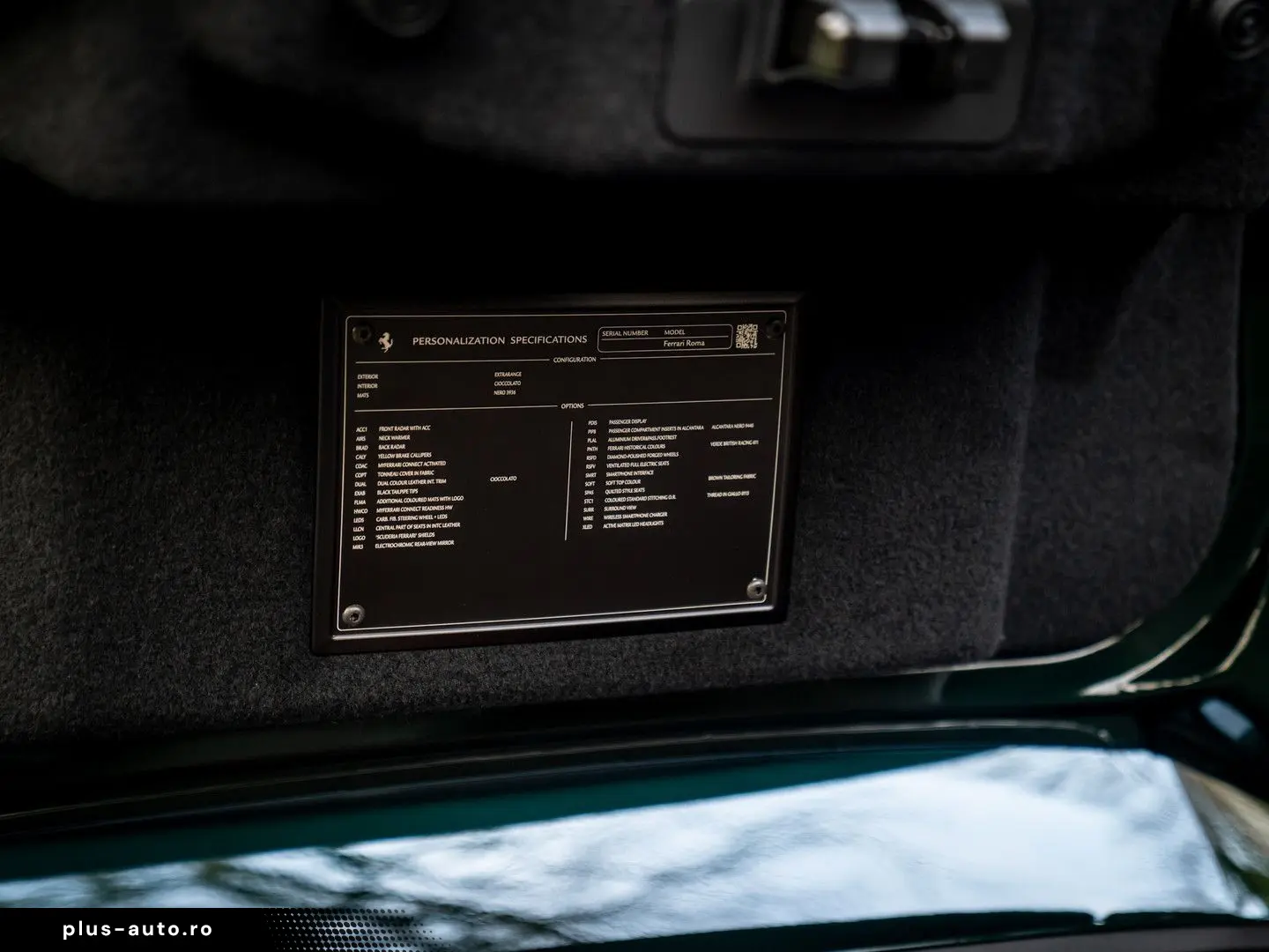 FERRARI Roma Spider 3.9 V8   Verde British   Pass. displ