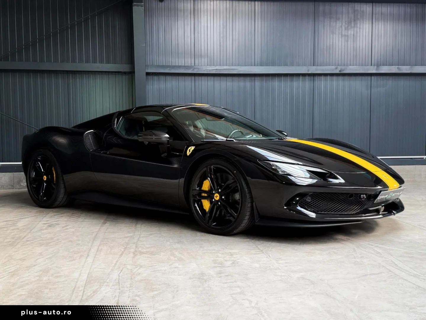 FERRARI 296 GTS   Nero Extracampione   Racing Seats