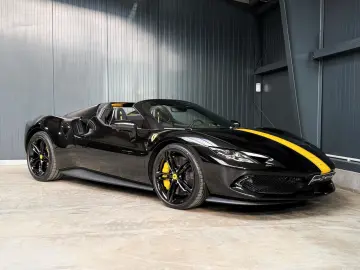 FERRARI 296 GTS   Nero Extracampione   Racing Seats