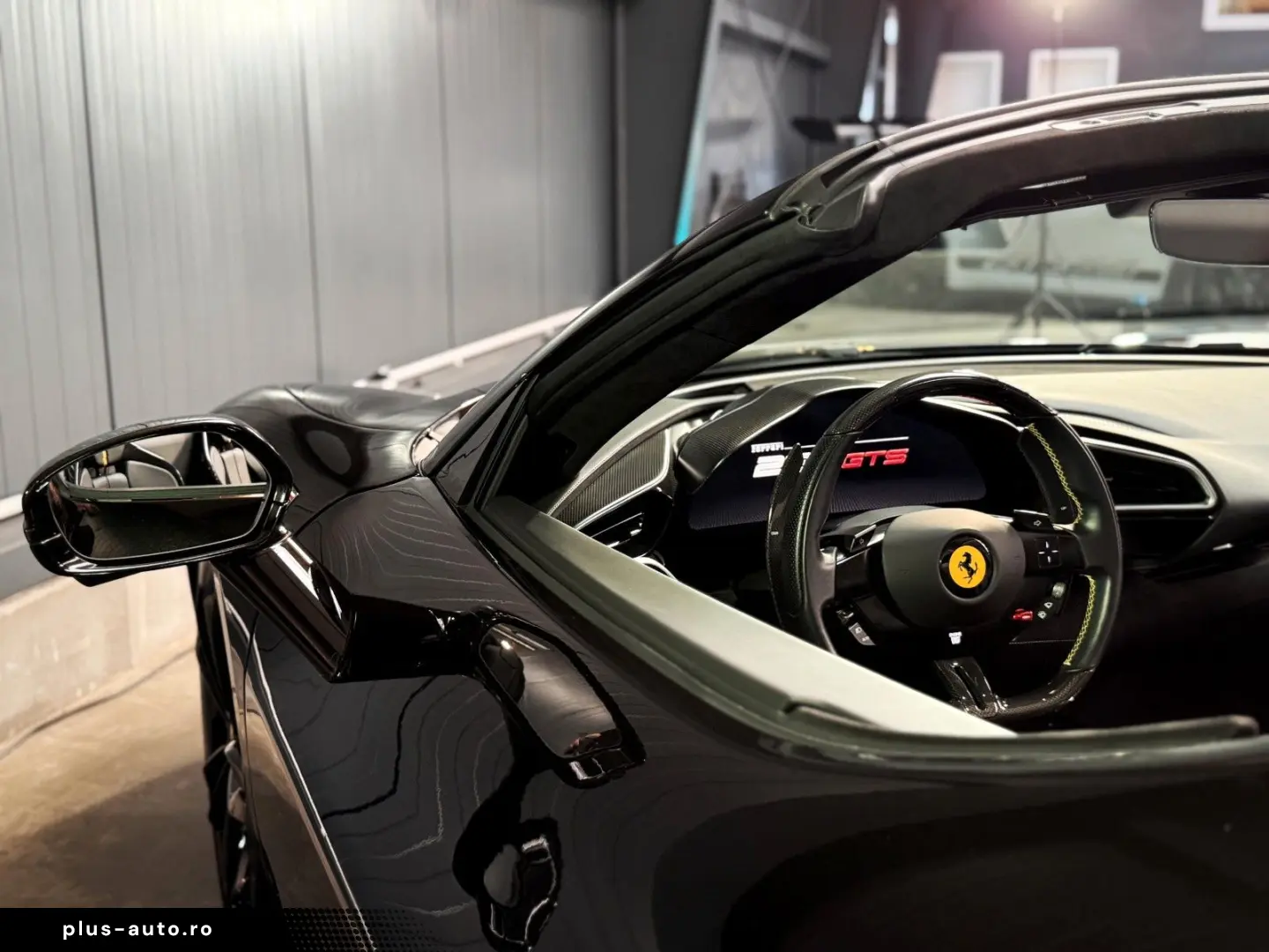 FERRARI 296 GTS   Nero Extracampione   Racing Seats