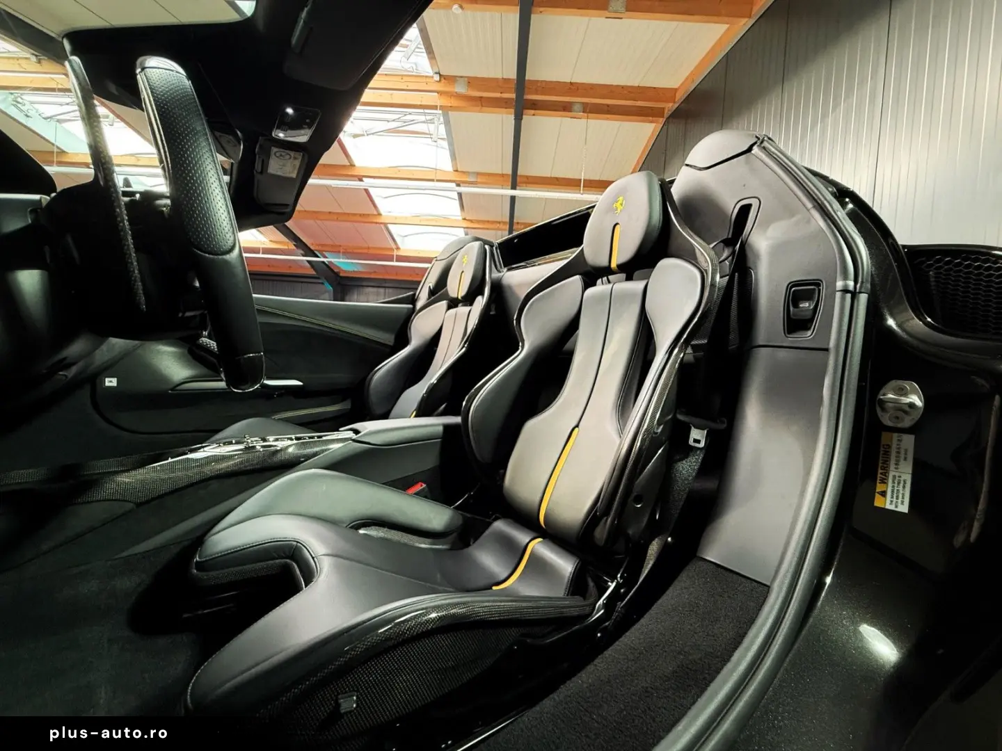 FERRARI 296 GTS   Nero Extracampione   Racing Seats