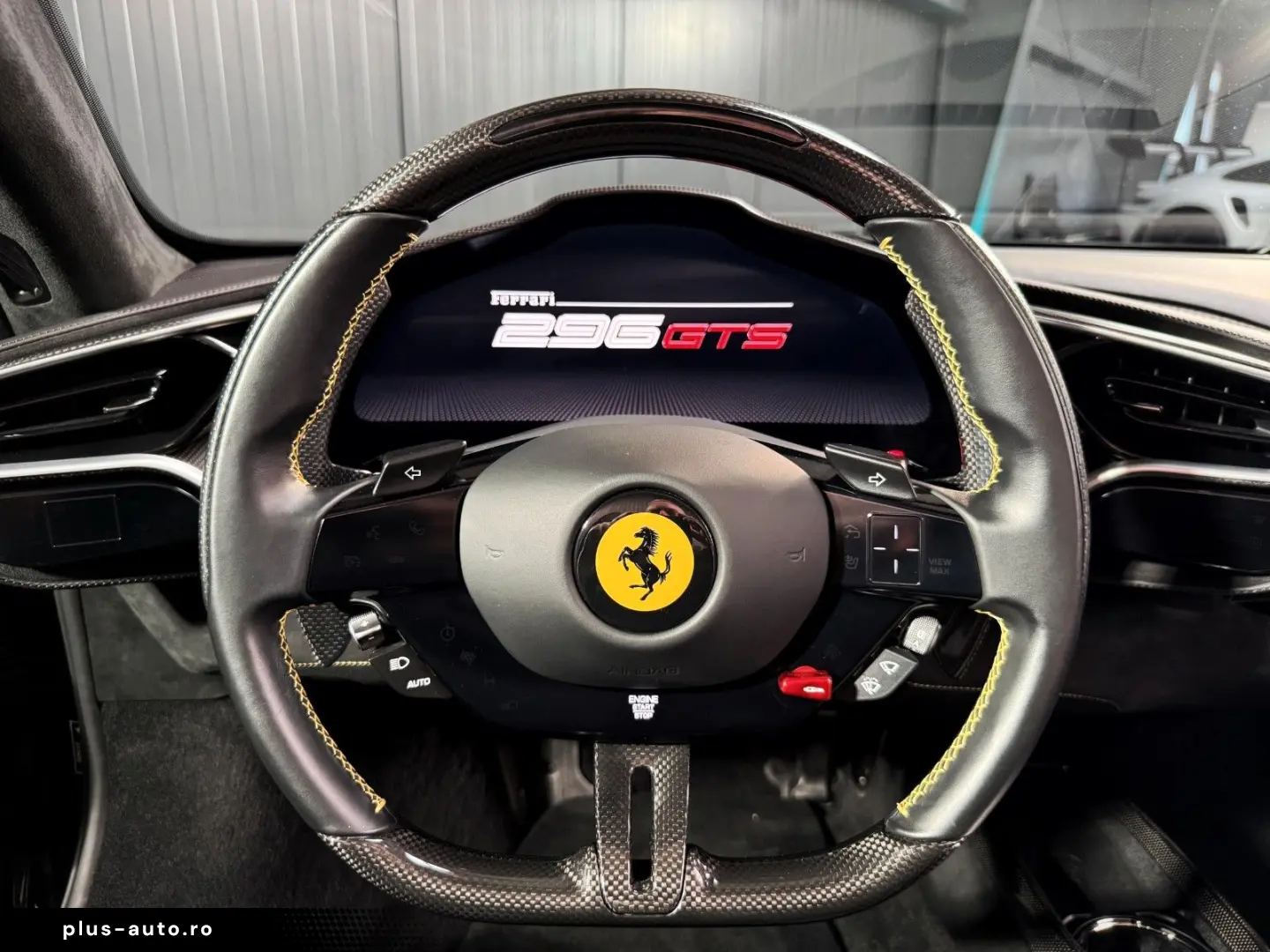 FERRARI 296 GTS   Nero Extracampione   Racing Seats