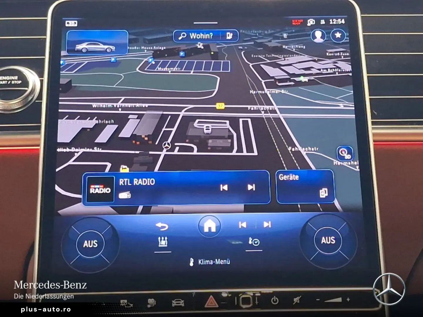 MERCEDES-BENZ S 450 e Pano Distr Burmester Memory Sitzklima