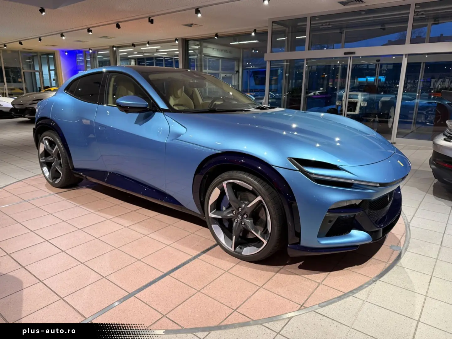 FERRARI Purosangue V12 FULL-CARBON-BLUE PANORAMA