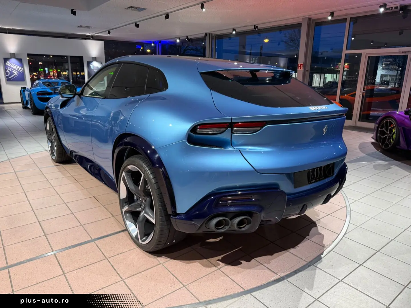 FERRARI Purosangue V12 FULL-CARBON-BLUE PANORAMA