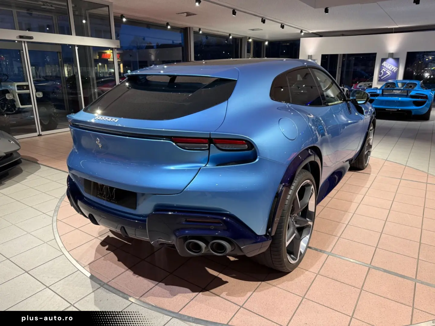 FERRARI Purosangue V12 FULL-CARBON-BLUE PANORAMA