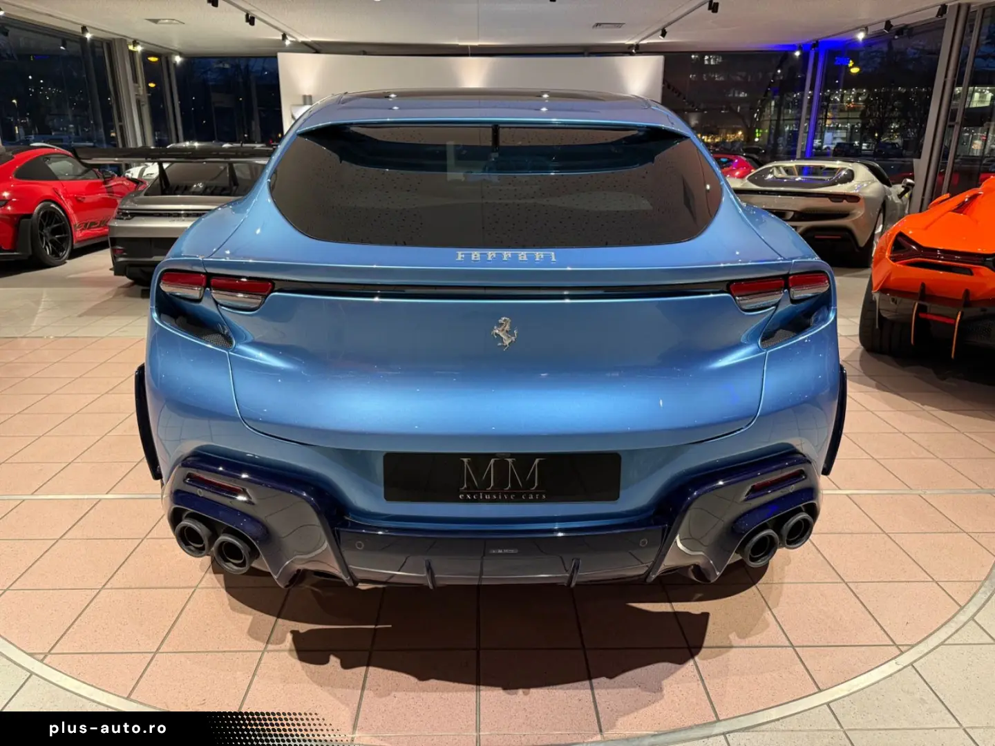 FERRARI Purosangue V12 FULL-CARBON-BLUE PANORAMA