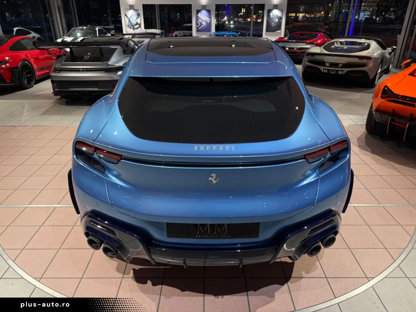 FERRARI Purosangue V12 FULL-CARBON-BLUE PANORAMA