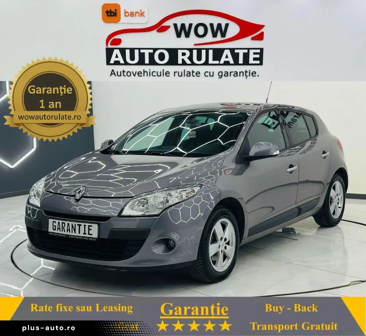 RENAULT MEGANE 2009 1.6i E4 Garantie 12 Luni Rate Avans 0 Do