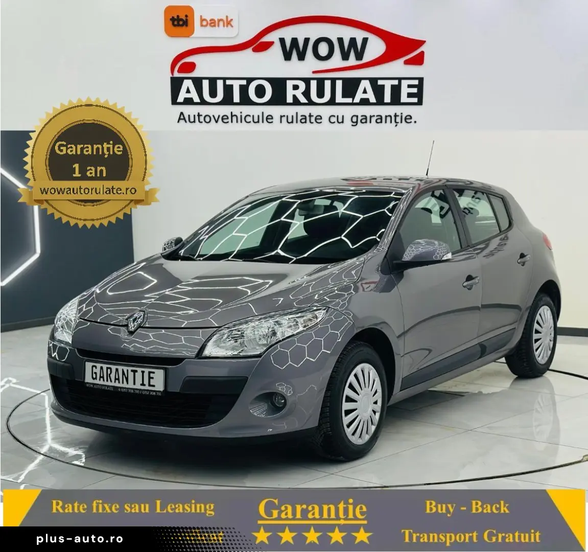 RENAULT MEGANE 2011 1.6i E5 Garantie 12  Luni Rate Avans 0 D
