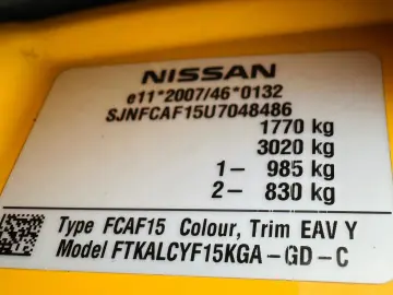 NISSAN JUKE  FAB 10.2014  1.5 Diesel 110 CP  EURO 5