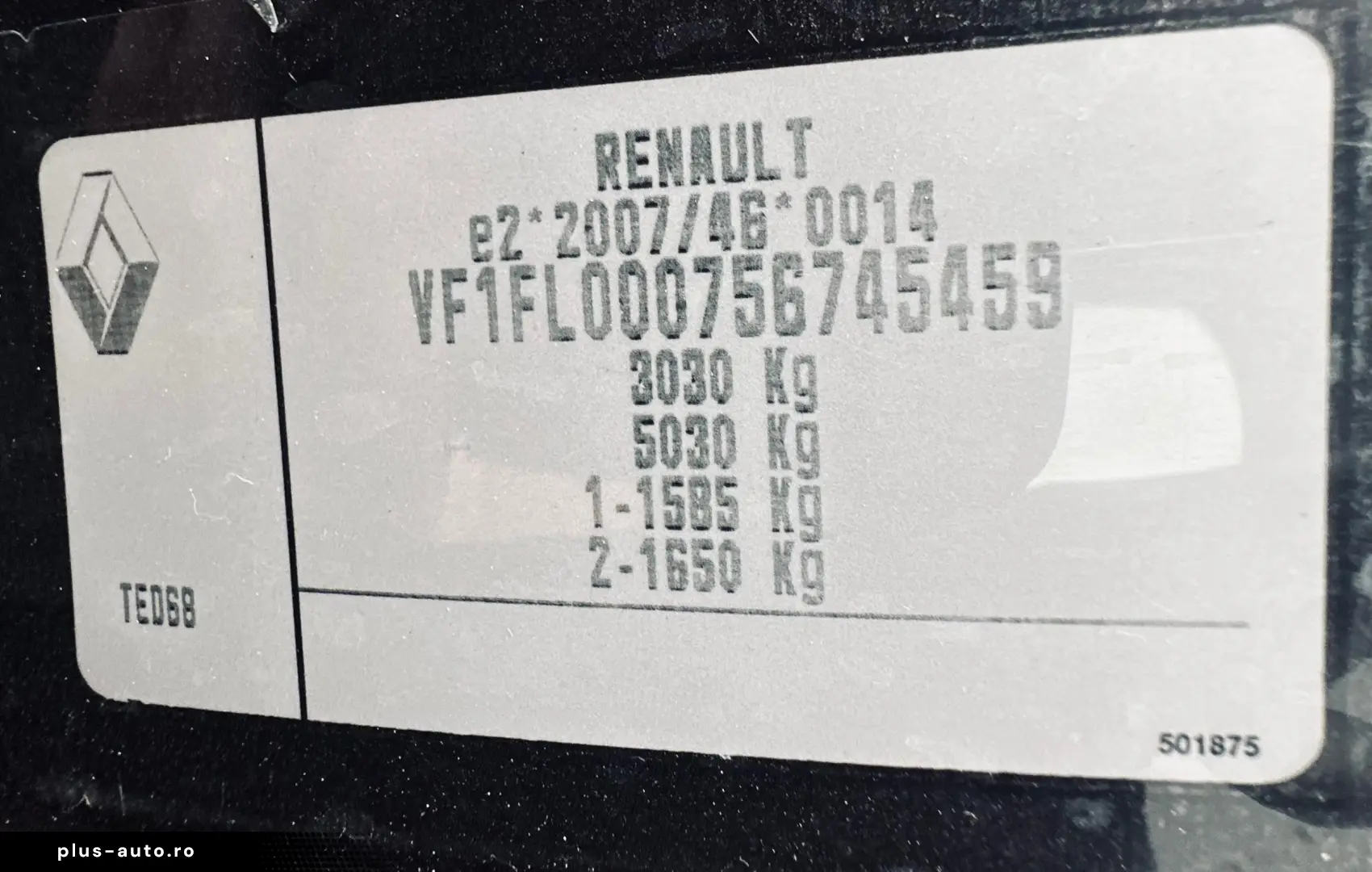 RENAULT TRAFIC   Fab.- 03-2017   1.6 DIESEL 120 Cp