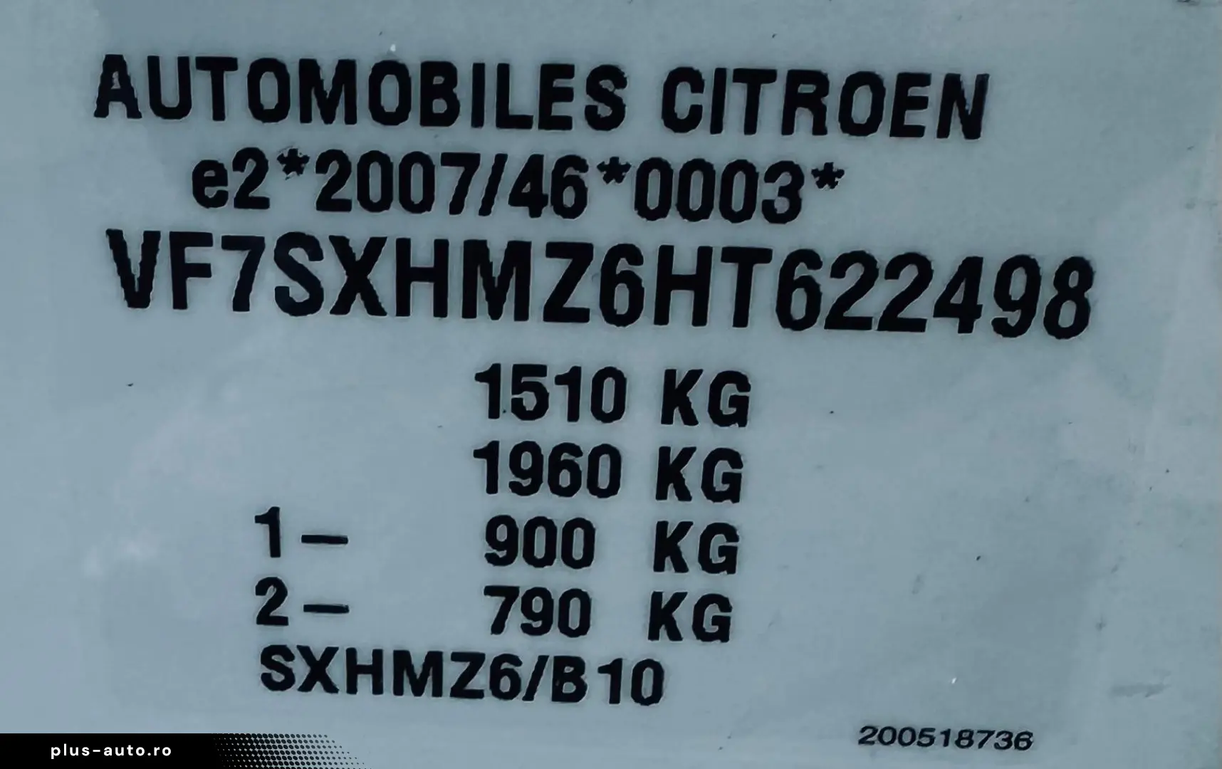 Citroen C3 RAR EFECTUAT   Fab. 07.2017  1.2 Benzina 82 cp