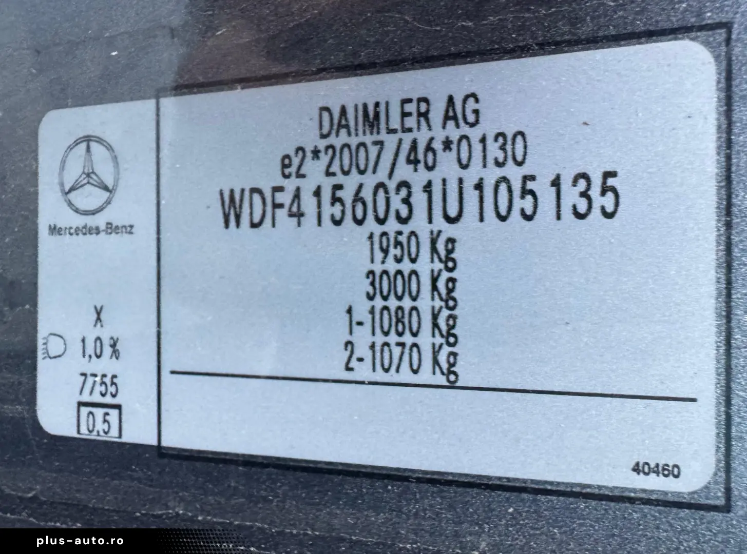 MERCEDES CITAN  FAB. 11.2012  1.5 CDI 75 CP   Euro 5