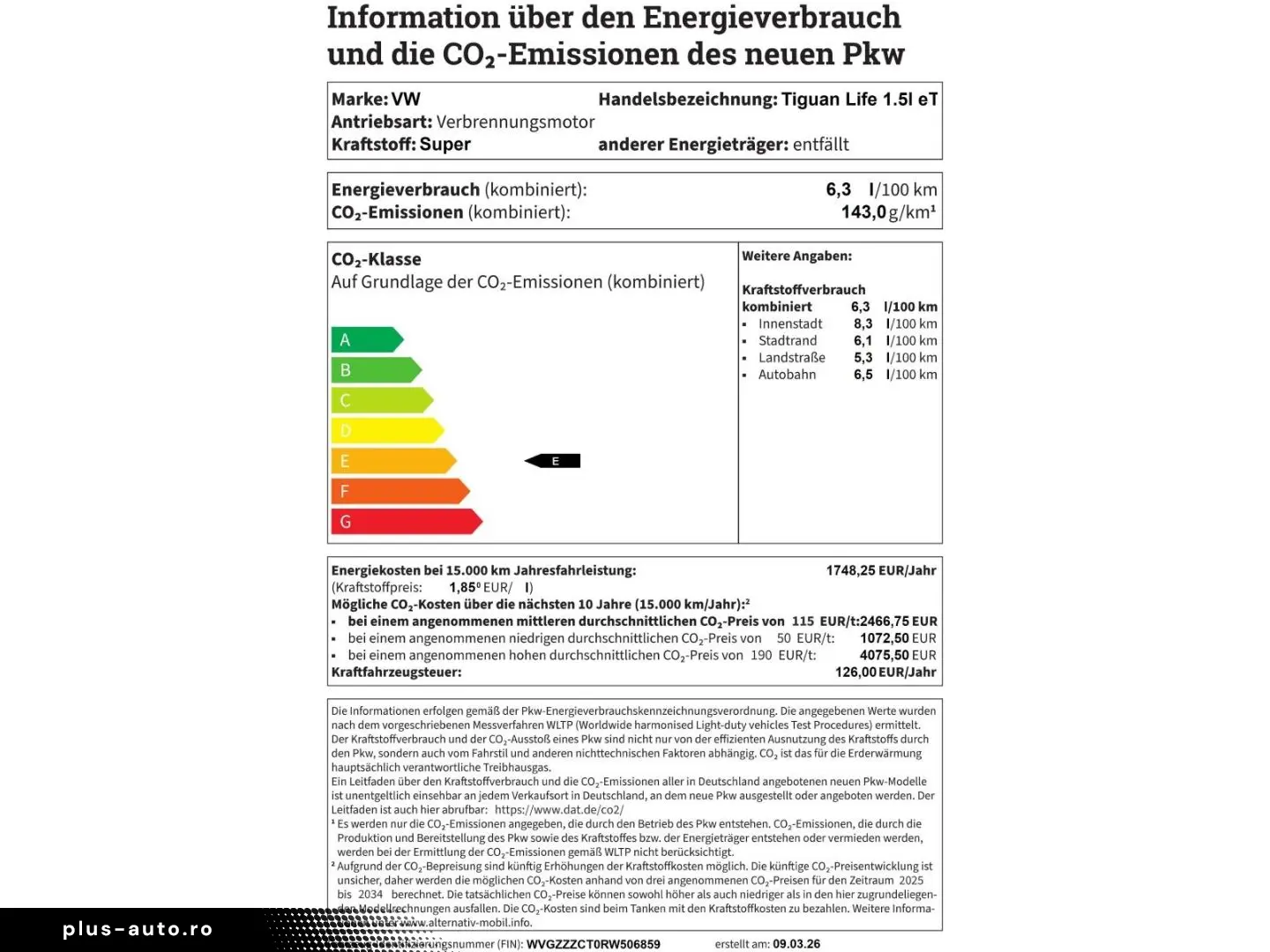 VW Tiguan Life 1.5l eTSI DSG  LED RÜCKFAHR-CAM ACC